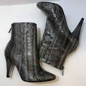 Kenneth Cole Snakeskin Leather Bootie 5